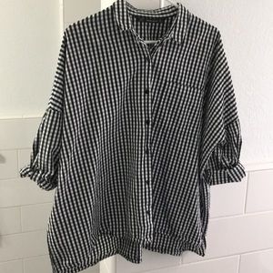 Gingham blouse